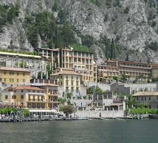Die Hotelanlage in Limone