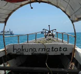 Boot nach Prison Island