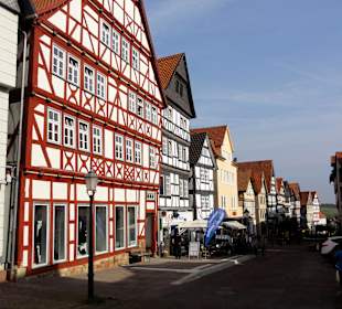 Fachwerk-Häuser an der Brunnenstraße