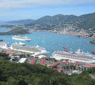 Blick vom Paradise Point, St. Thomas