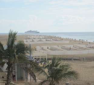 Blick auf den Strand