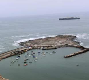 Blick auf den Yachthafen