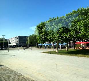 Am Platz vom Goldenen Reiter