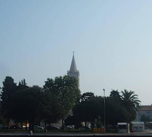 Blick vom Boot aus in Richtung Zadar