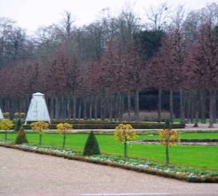 Der Schlossgarten im Winter