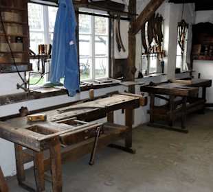 Werkstatt eines Stellmachers im Museumsdorf