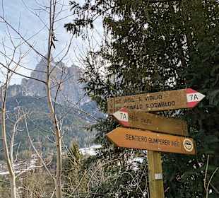 Wandern Kastelruth - Kirche St. Michael