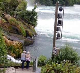 Am Rheinfall von Neuhausen bei Schaffhausen