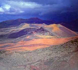 Uralte Vulkane haben sogar Farben