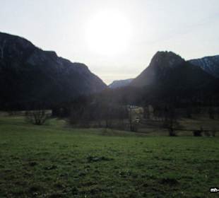 Der Falkenstein links Rotwand