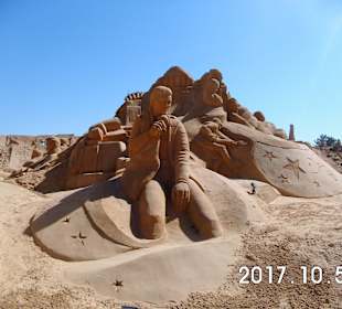 Ausflug, International Sand Sculpture Festival, Pêra (Fiesa)