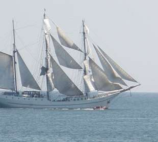 Segelschiff vor Helgoland