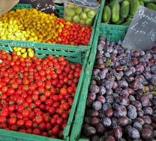 Eindrücke vom Wochenmarkt in Collioure