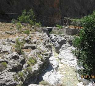 Der Wanderweg zum Ausgang