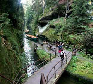 Obere Anlegestelle der Stillen Klamm
