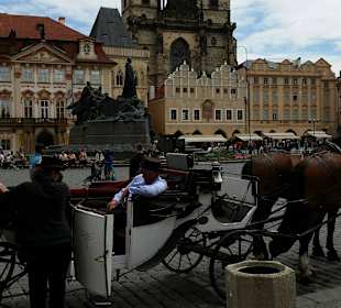 Marktplatz Prag Kutschen