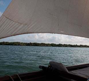 Blick auf Manda Island