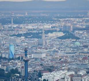 Wien mit Stefansdom und Schloss Belvedere