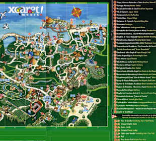 Karte Xcaret