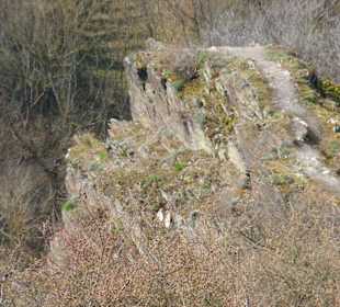 Typische Wegführung Schieferpfad