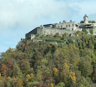 Blick zur Burg Landskron