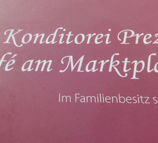 Das Café Prezel am Marktplatz 5, Rothenburg o.d.T.
