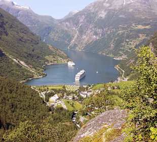 Ein Traum...Blick in den Geirangerfjor von hoch ob