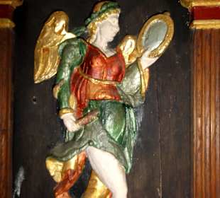 Details von der Kanzel der St.-Marien-Kirche