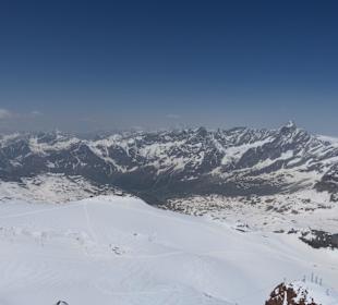 Auf dem Glacier Paradise