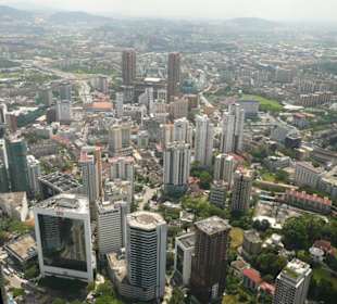 Blick auf KL vom Fernsehturm aus