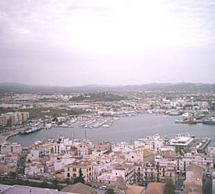 Der Hafen von Ibiza