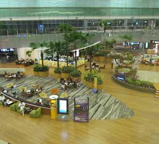 Moderne Abflughalle Changi Airport