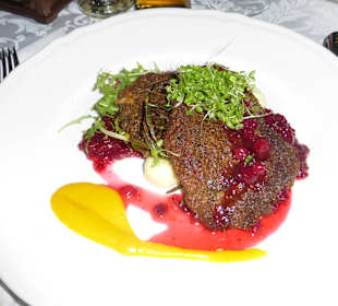 Abendessen im Restaurant Stara Kamienica