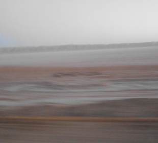 Salz in Tunesien mit Sonnenaufgang