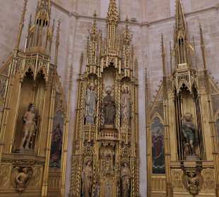 Besichtigung der Església de Santa María de Sineu