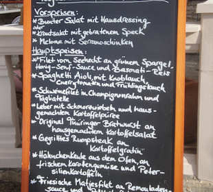 3 Gänge Menü unter 10 EUR