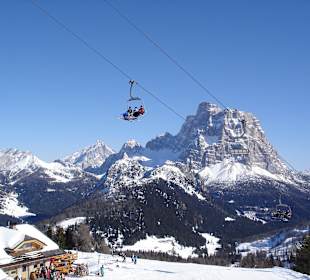 Skifahren in den Dolomiten