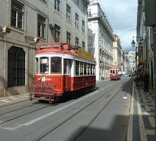 Die Straßenbahn - ein Muss in Lissabon