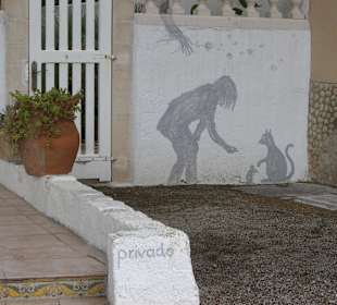 Kunst an der Promenade Cala Ratjada
