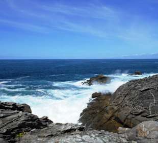 Fahrt entlang der Küste