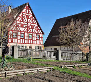 Bauernhäuser im Fränkischen Freilandmuseum
