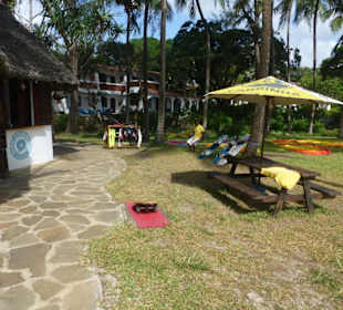 Vor der Kite Station 