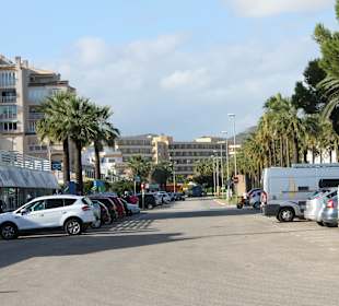 Weg vom Strand zum Hotel 