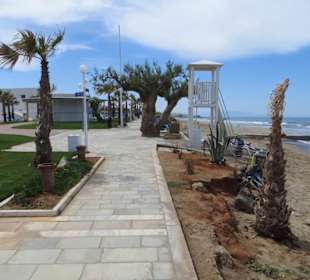 Spaziergang vom Anissa Beach Richtung Analipsi