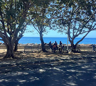 Fahrt über die Insel 