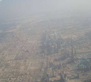Burj aus dem Flieger