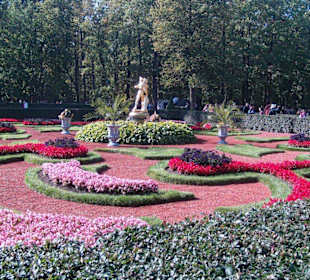 Park vor Schlösschen Mont Plaisiere Peterhof