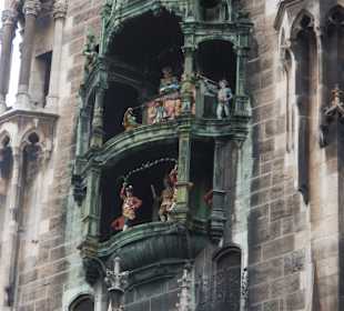 Das Glockenspiel des Münchner Rathauses