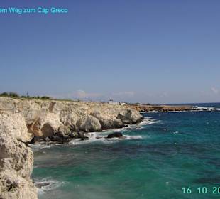 Auf dem Weg zum Cap Greco