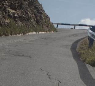 Leitplanken sieht man viele Spuren